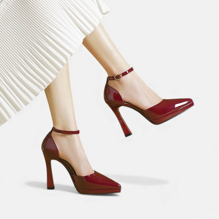 Talons en cuir Evette