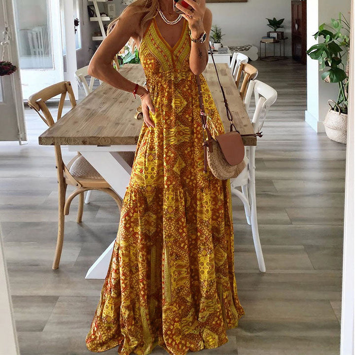 Gweneth - Robe Boho Sans Manches