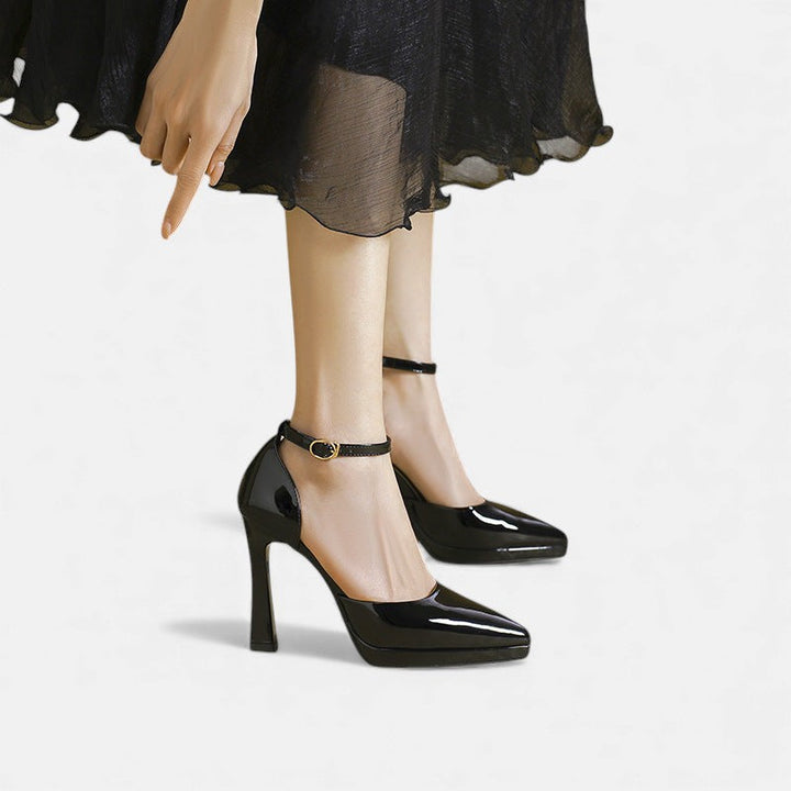Talons en cuir Evette