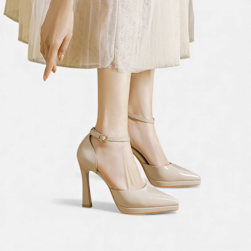 Talons en cuir Evette