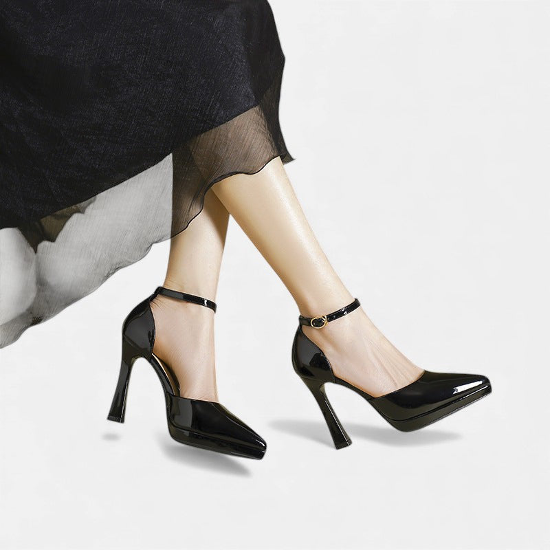 Talons en cuir Evette