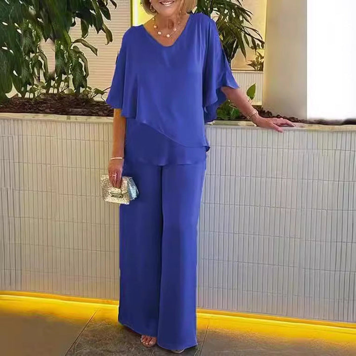 Martha | Ensemble d'été à jambes larges