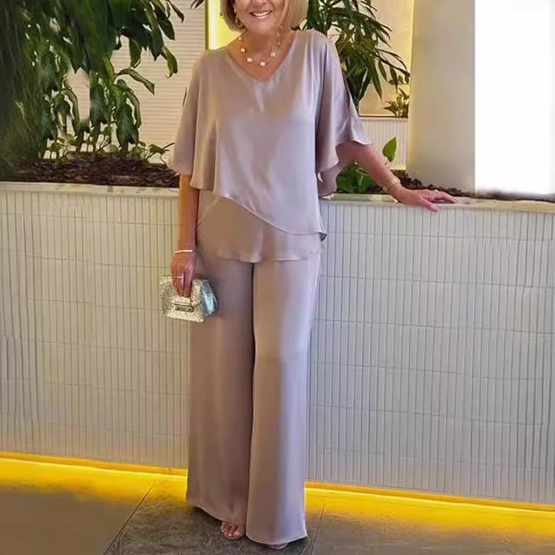 Martha | Ensemble d'été à jambes larges