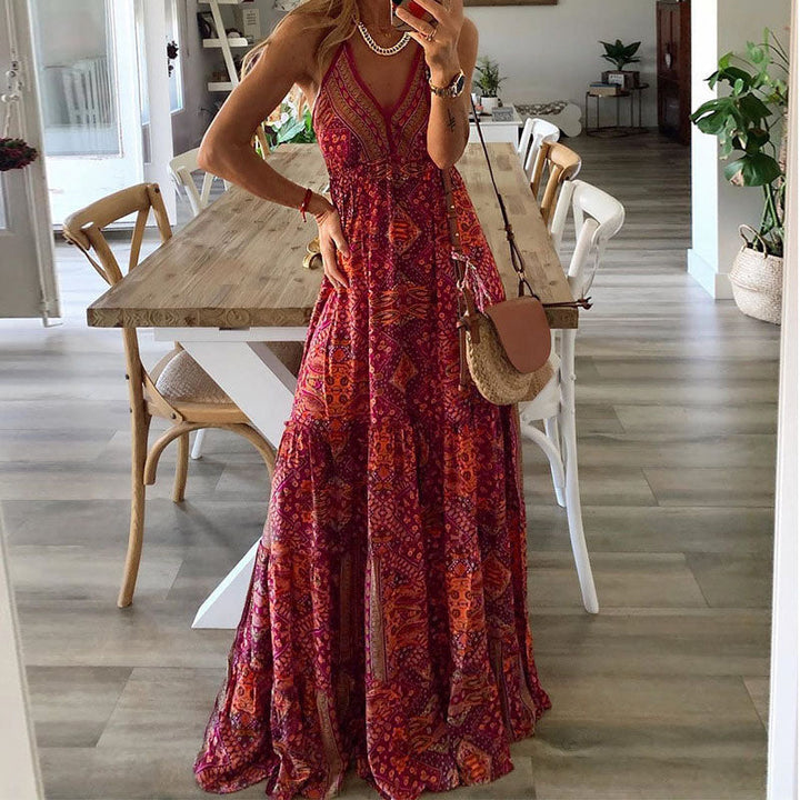 Gweneth - Robe Boho Sans Manches