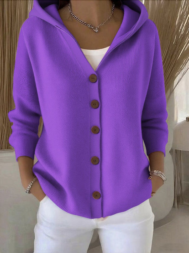 Doris | Gilet en Tricot à Capuche