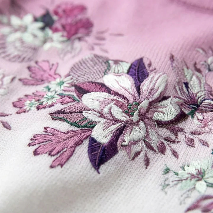 Kathleen | Pull à col roulé fleuri
