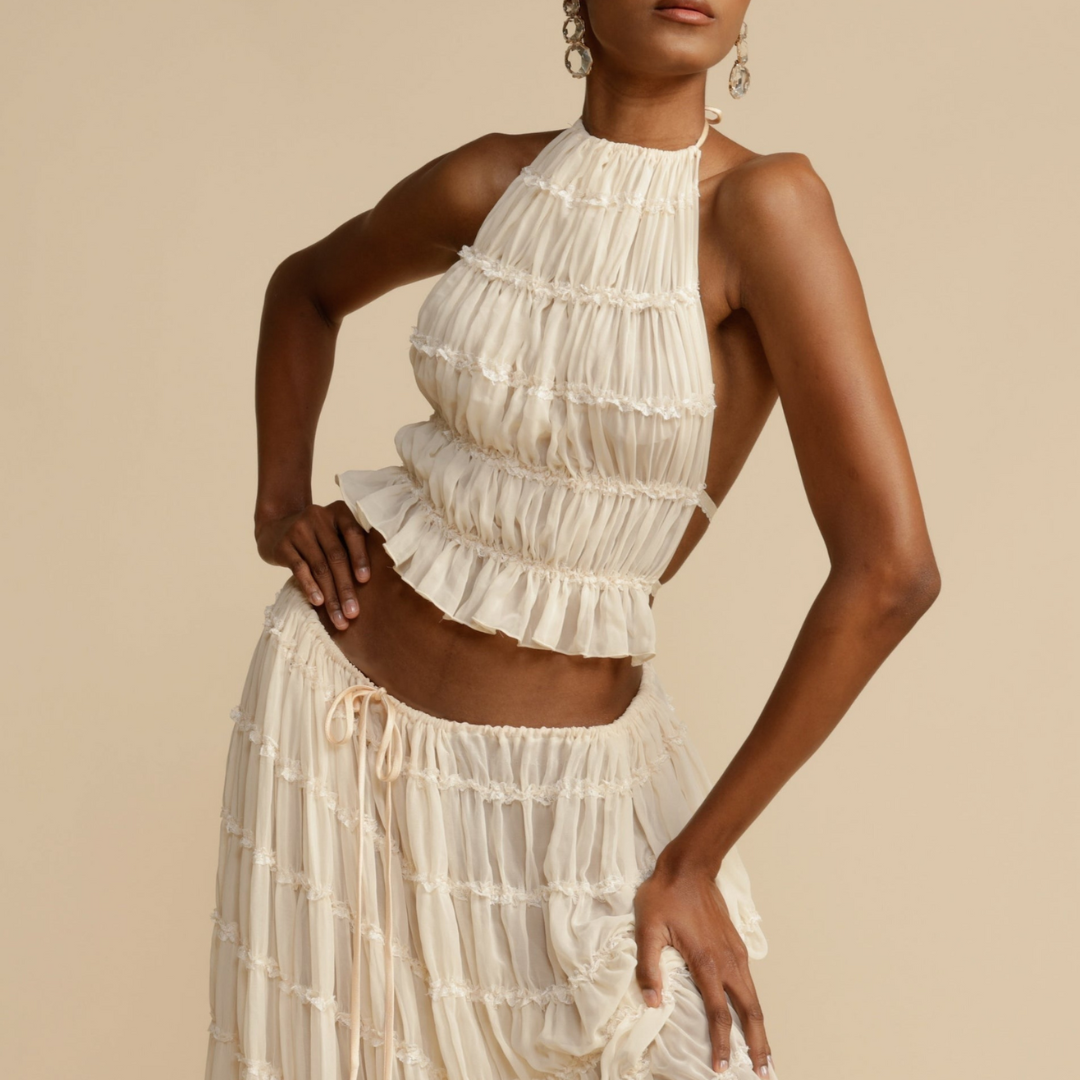 WENDY - Ensemble Top et Jupe