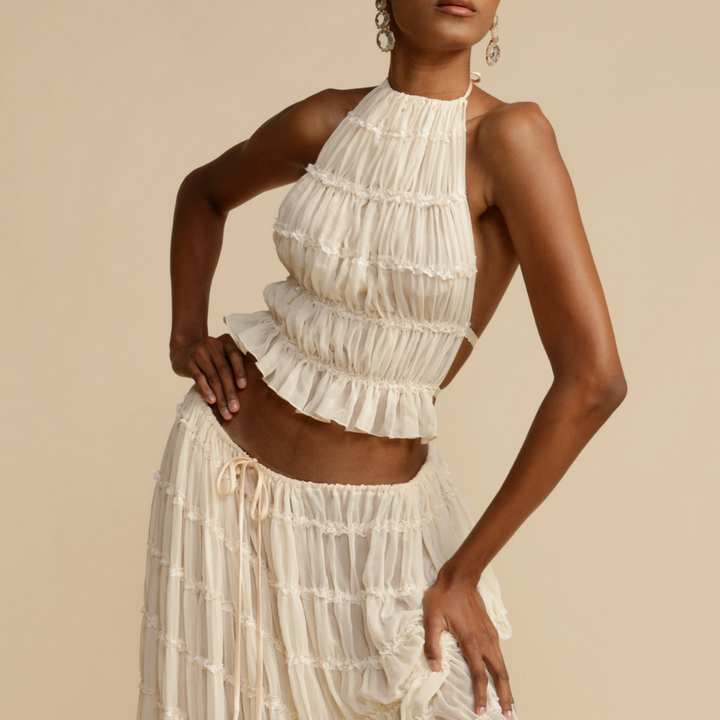 WENDY - Ensemble Top et Jupe