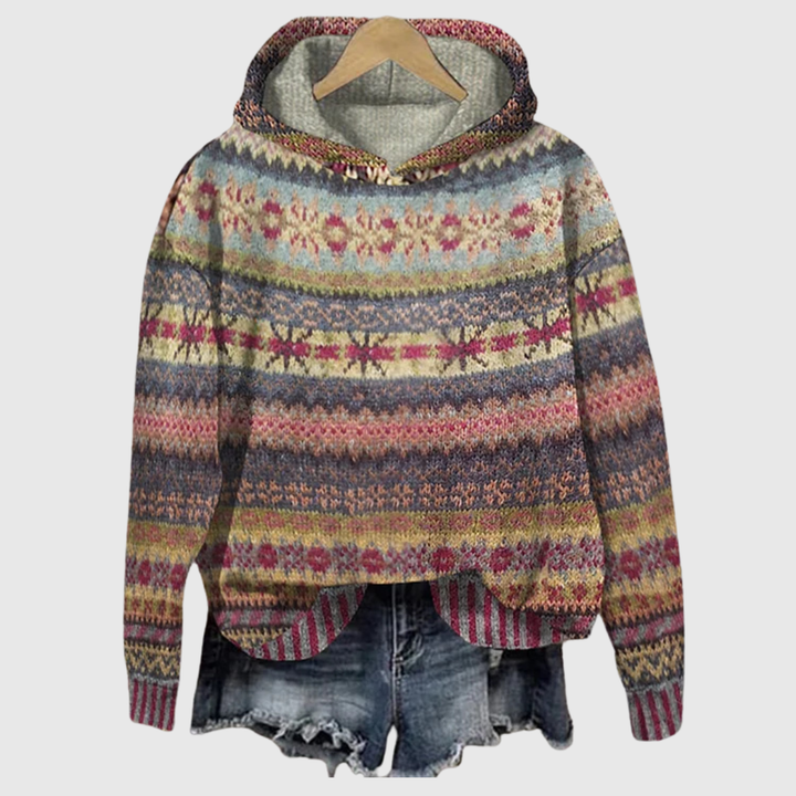 Gaby | Sweat-shirt Ethnique Rétro