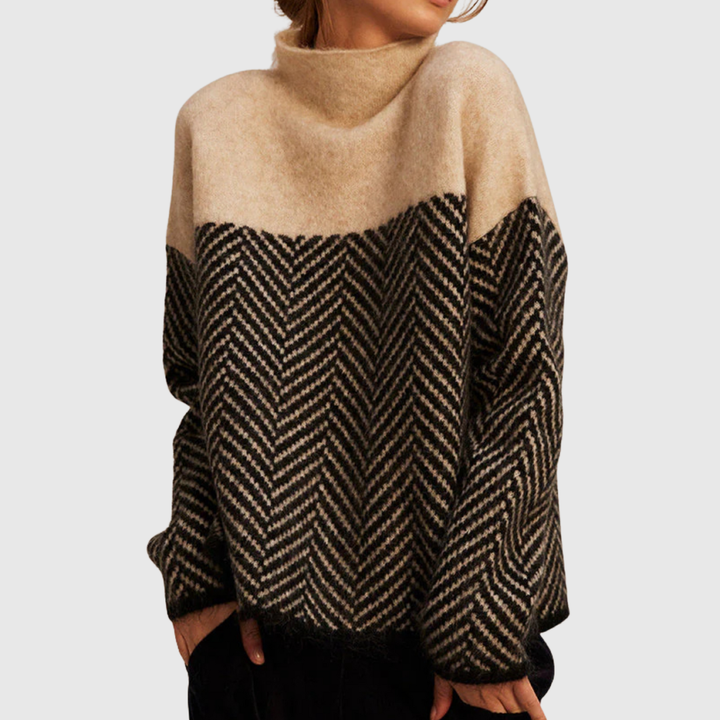 Norah | Pull en Coton Col Montant