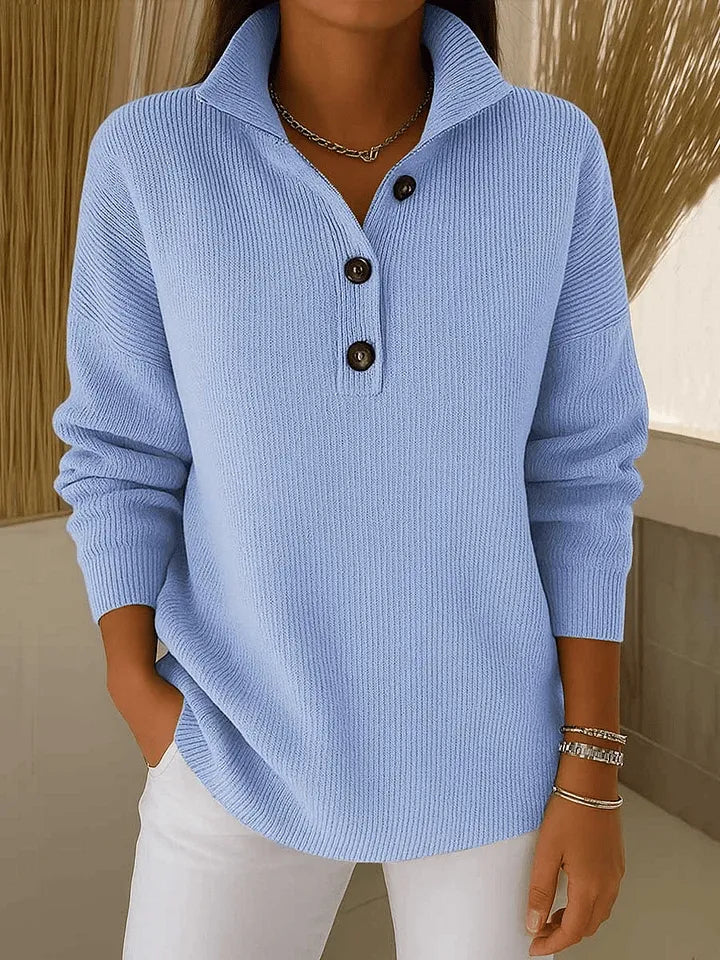 Eleanor | Pull col polo en V