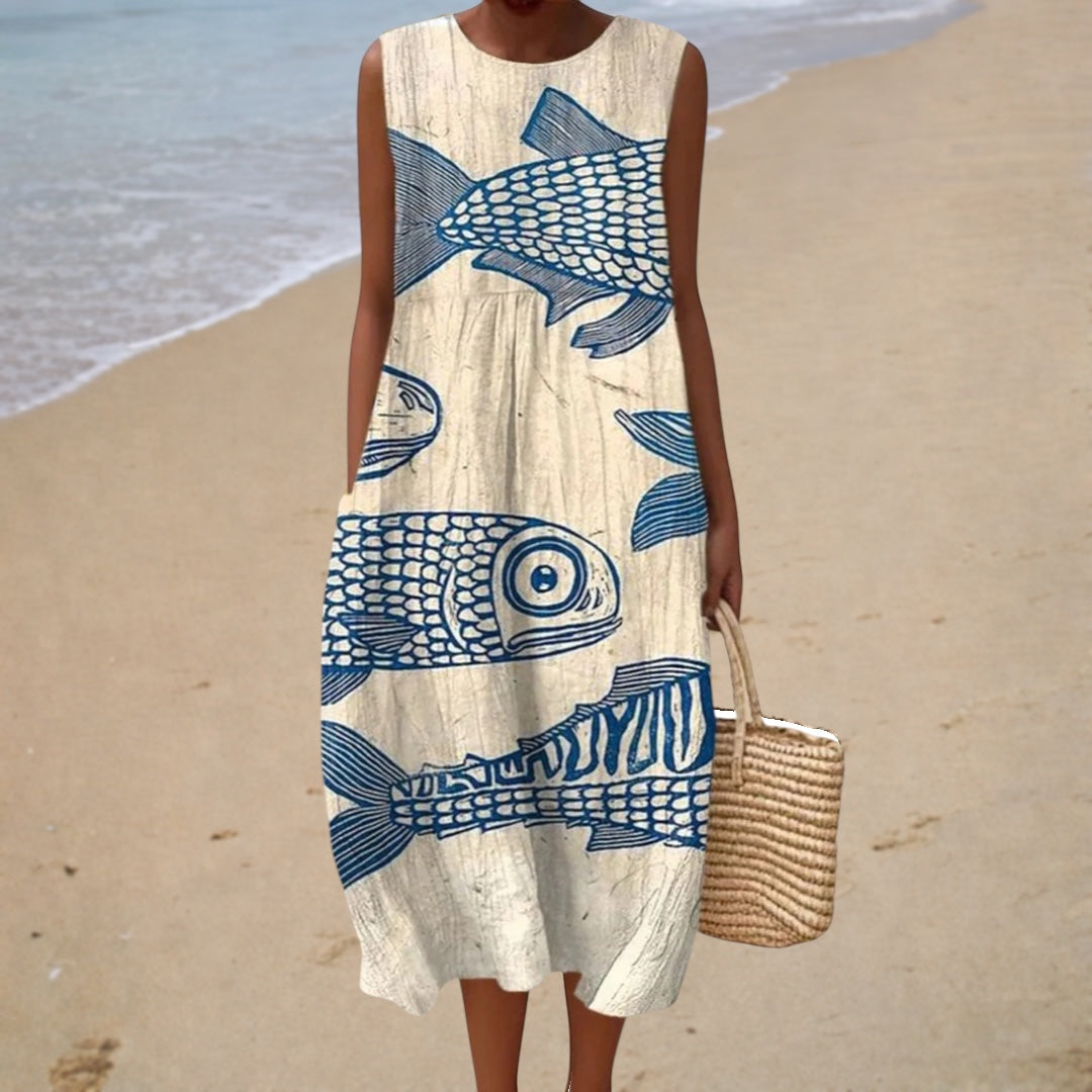 Robe d'été sans manches confortable