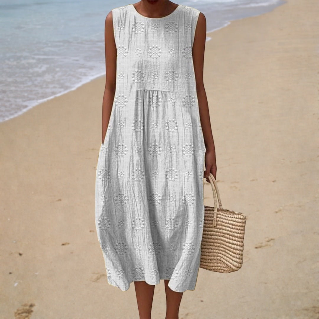 Robe d'été sans manches confortable
