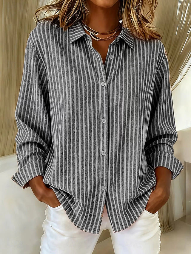 Deborah | Chemise Rayée Boutonnée