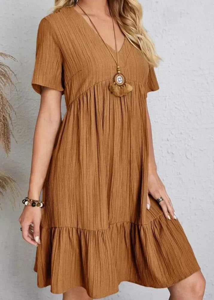 ENORA | ROBE ÉLÉGANTE FLATTEUSE