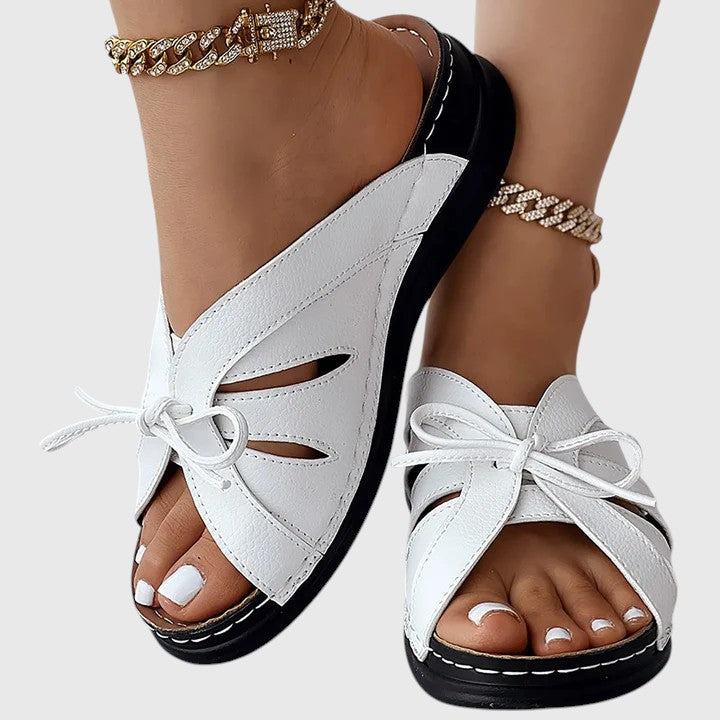 Darcy - Sandales Chic à Enfiler avec Ruban