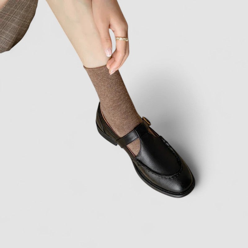 Zhelynne | Chaussures Orthopédiques Mary Jane à Bout Carré