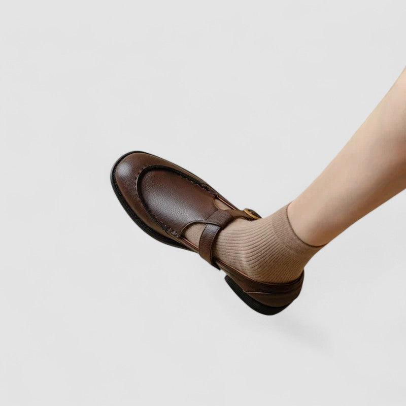 Zhelynne | Chaussures Orthopédiques Mary Jane à Bout Carré