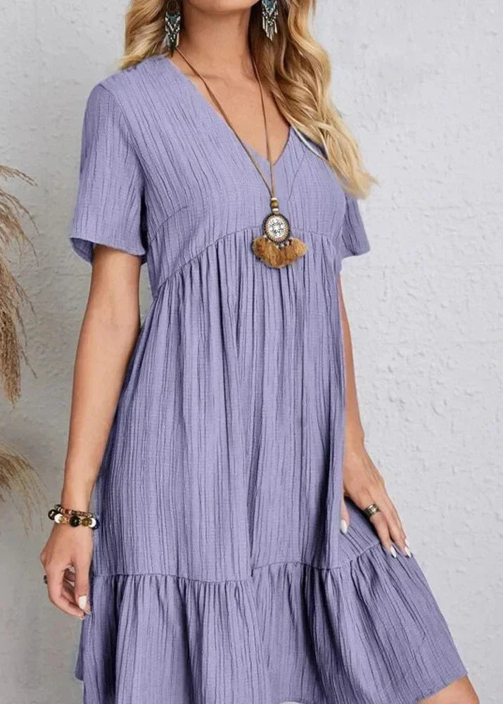 ENORA | ROBE ÉLÉGANTE FLATTEUSE