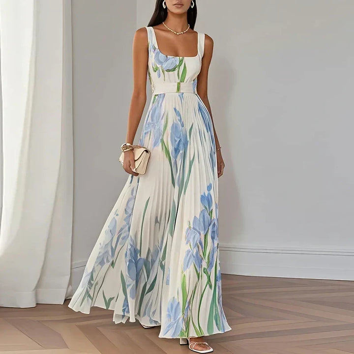 LYRA | Robe Maxi Florale Élégante