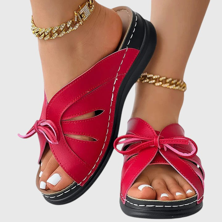 Darcy - Sandales Chic à Enfiler avec Ruban