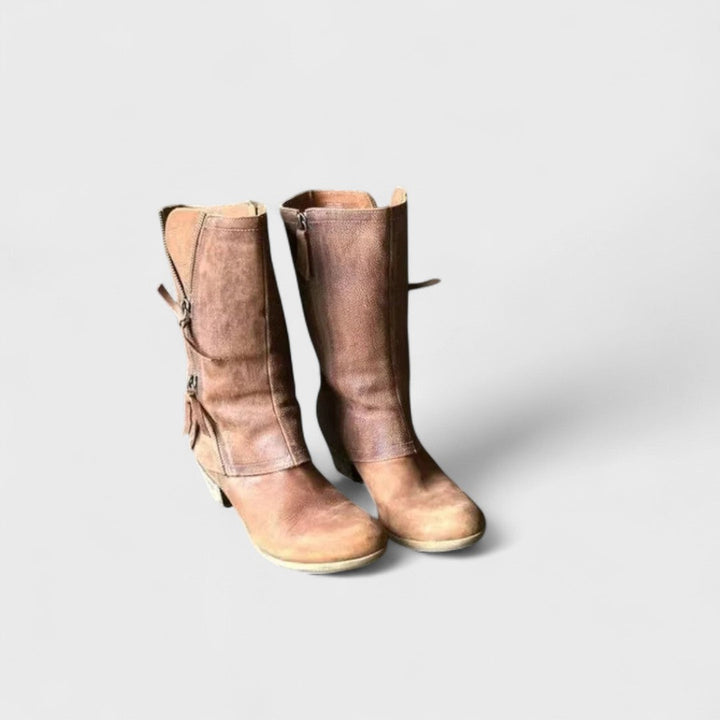 Alma - Bottes Vintage Mi-Mollet