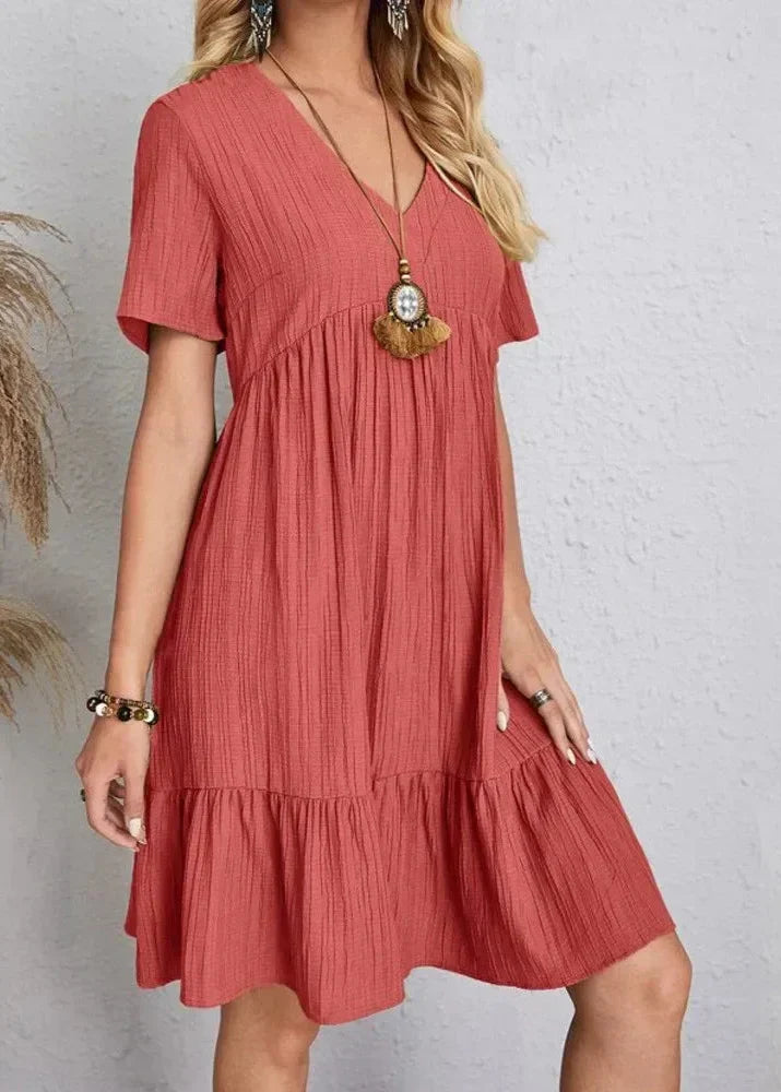 ENORA | ROBE ÉLÉGANTE FLATTEUSE
