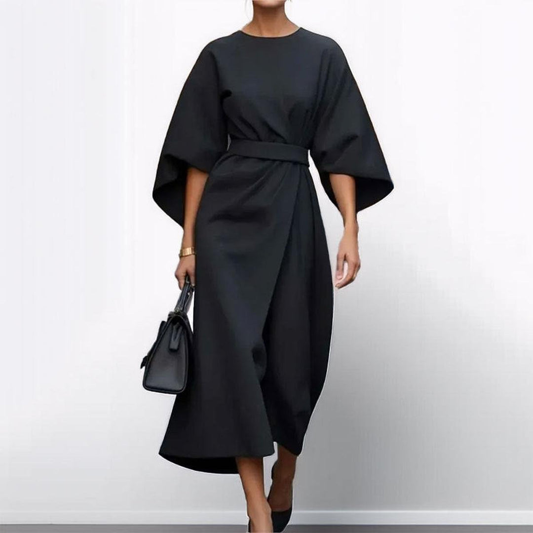 KATARZYNA | ROBE MAXI AVEC MANCHES KIMONO