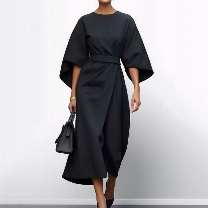 KATARZYNA | ROBE MAXI AVEC MANCHES KIMONO