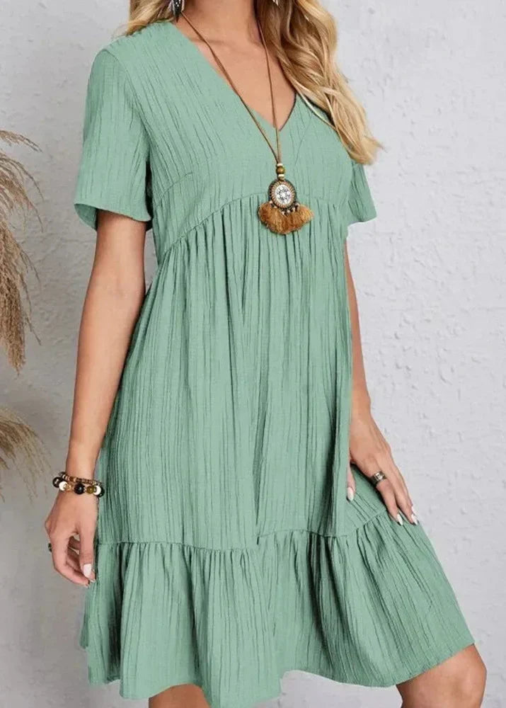 ENORA | ROBE ÉLÉGANTE FLATTEUSE