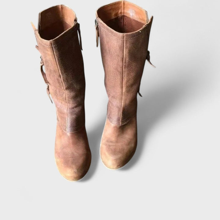 Alma - Bottes Vintage Mi-Mollet