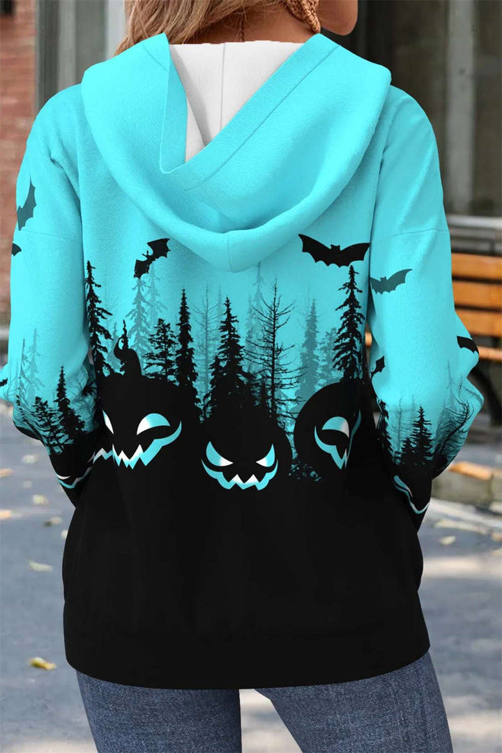 Vera | Hoodie Citrouille & Chauve-Souris