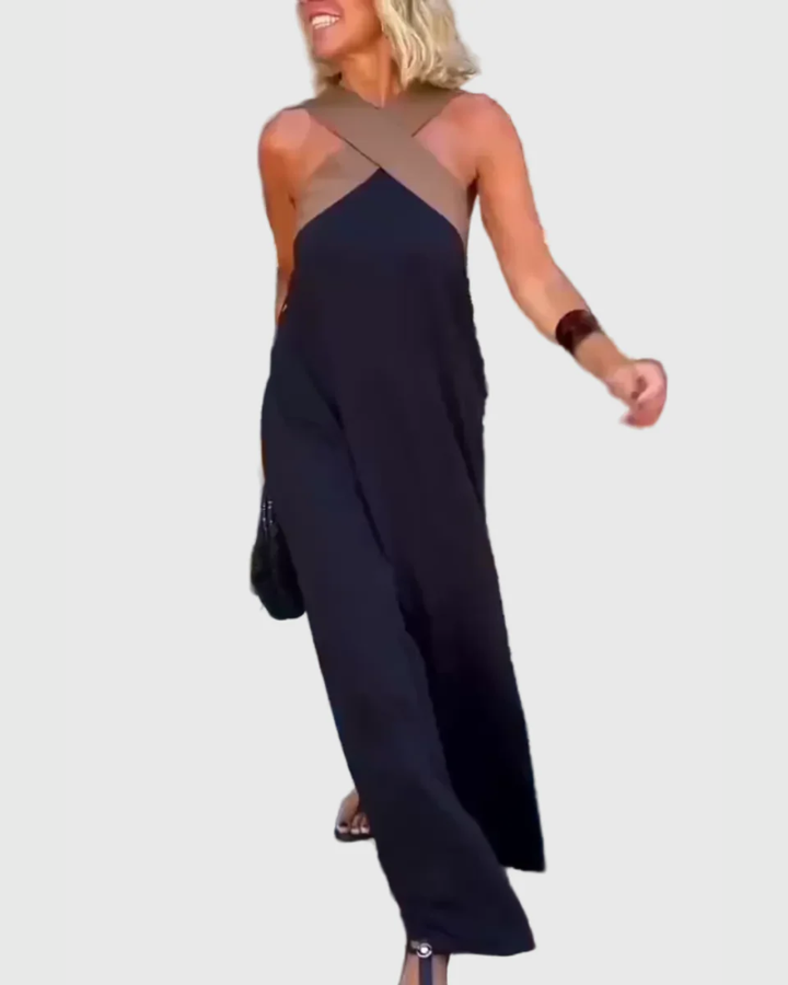 Elena | Robe Maxi Élégante et Fluide