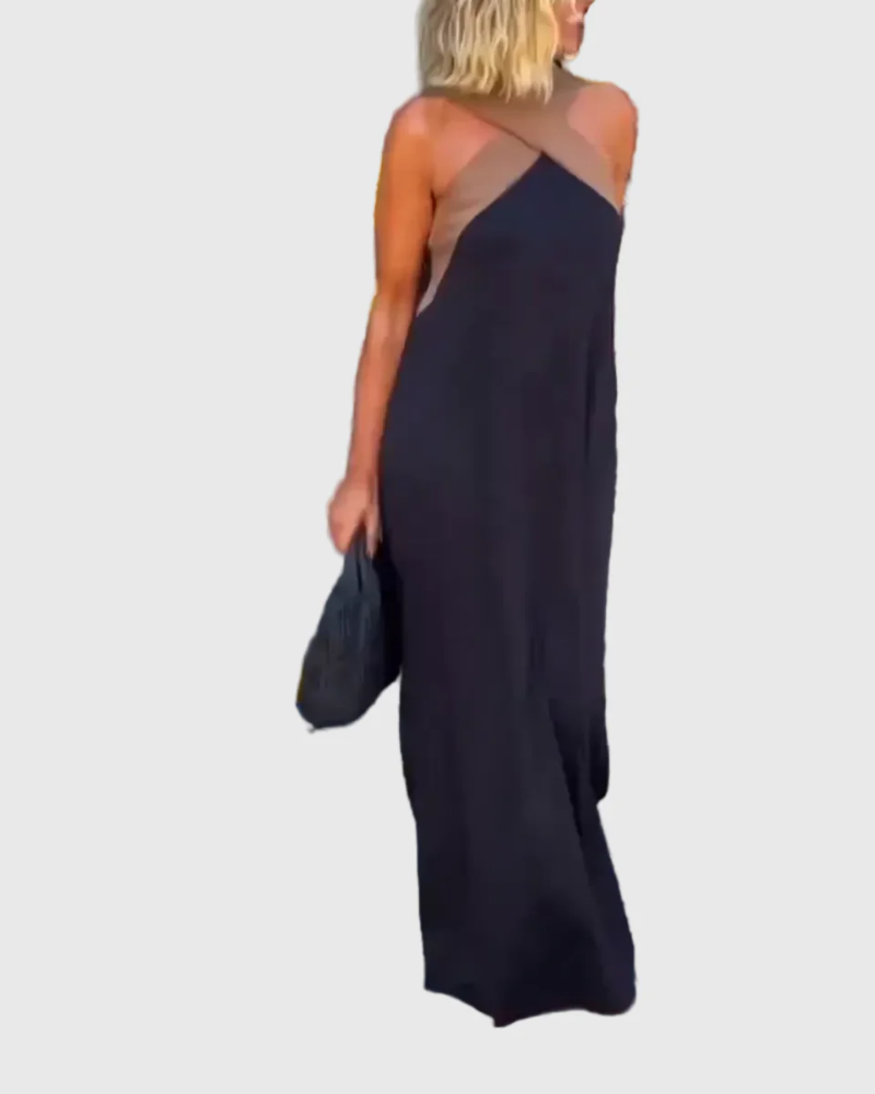 Elena | Robe Maxi Élégante et Fluide