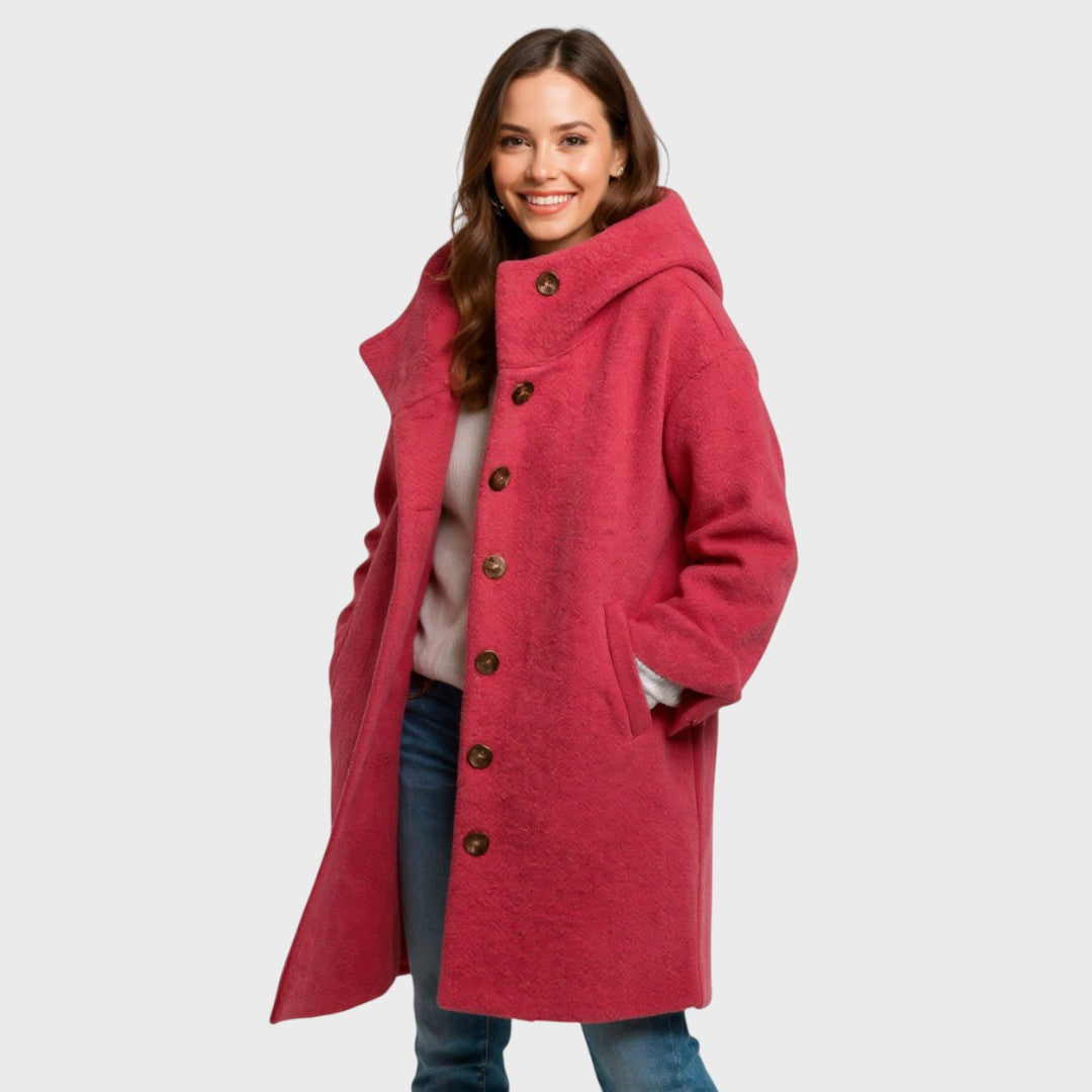 Freja | manteau quotidien, mi-long et confortable