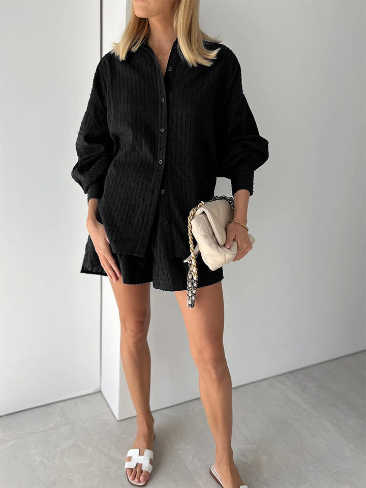 Elizabeth - Ensemble Chemise et Shorts Légers