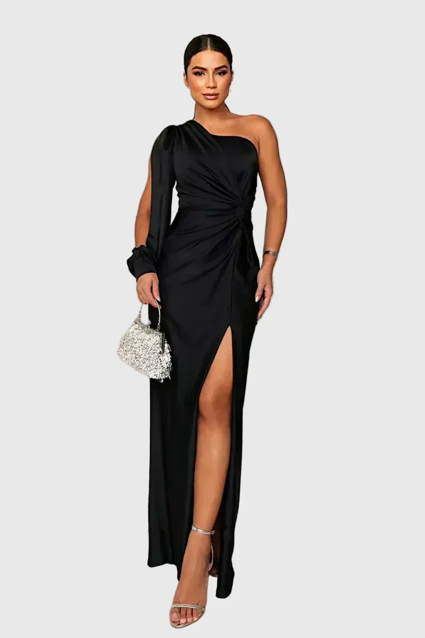 Melyssa | Robe de Soirée Maxi Élégante et Fluide