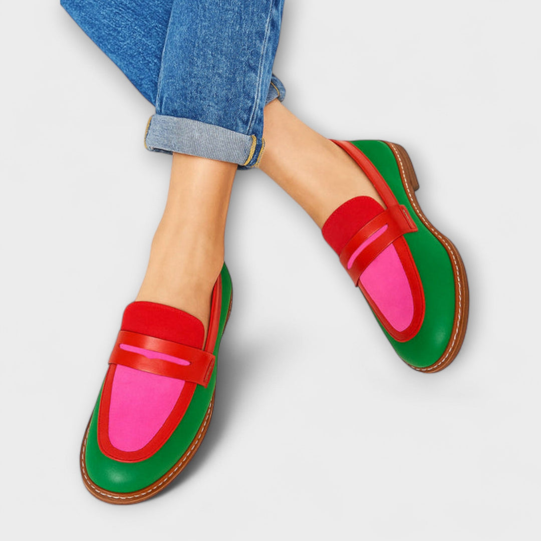 Nyla™ | Mocassins Contrastés Décontractés