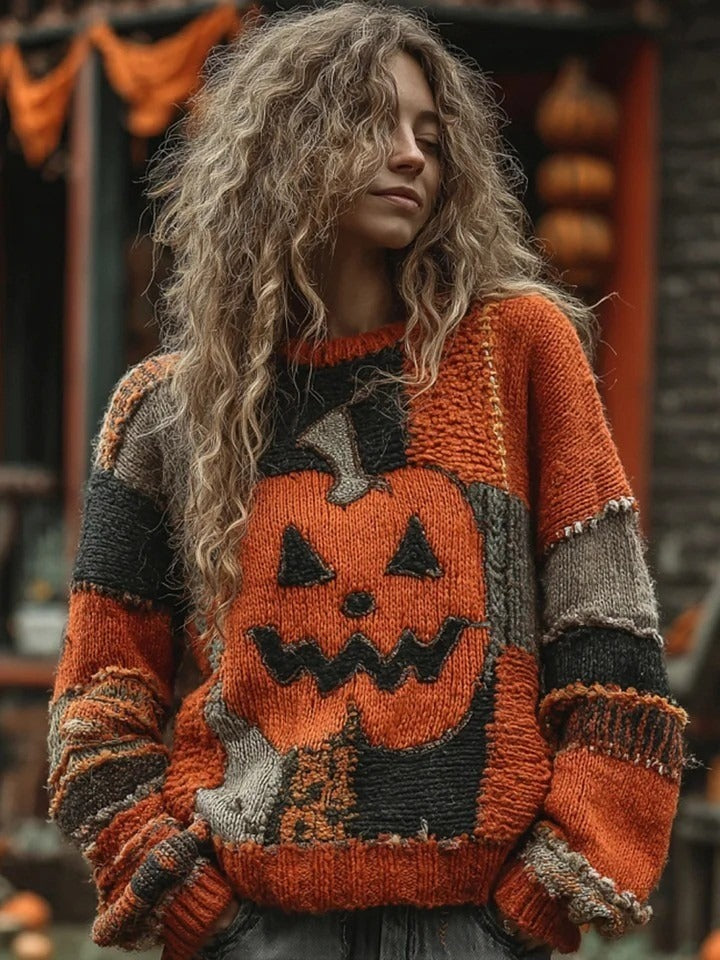 Chiara | Pull Vintage Citrouille