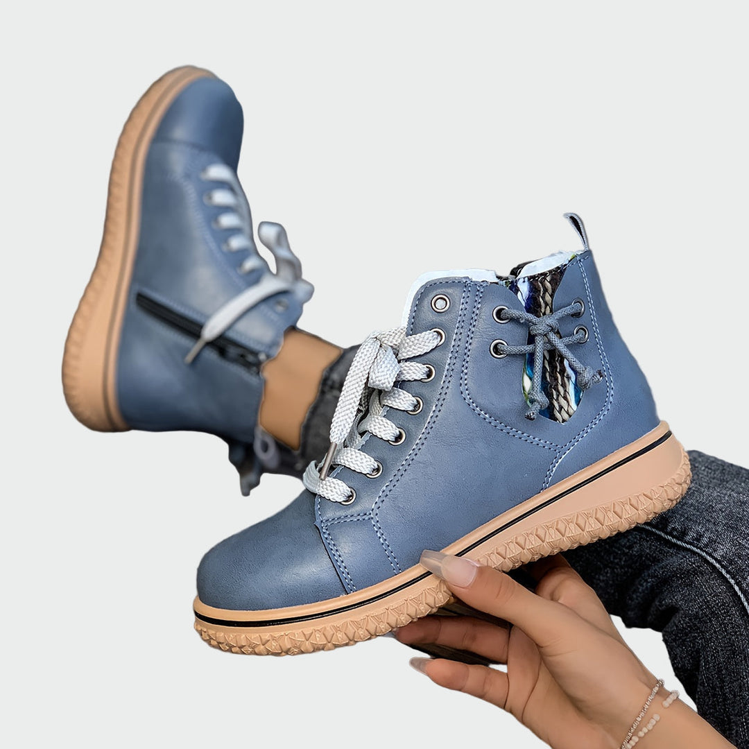 Bottes Orthopédiques en Cuir à Cheville