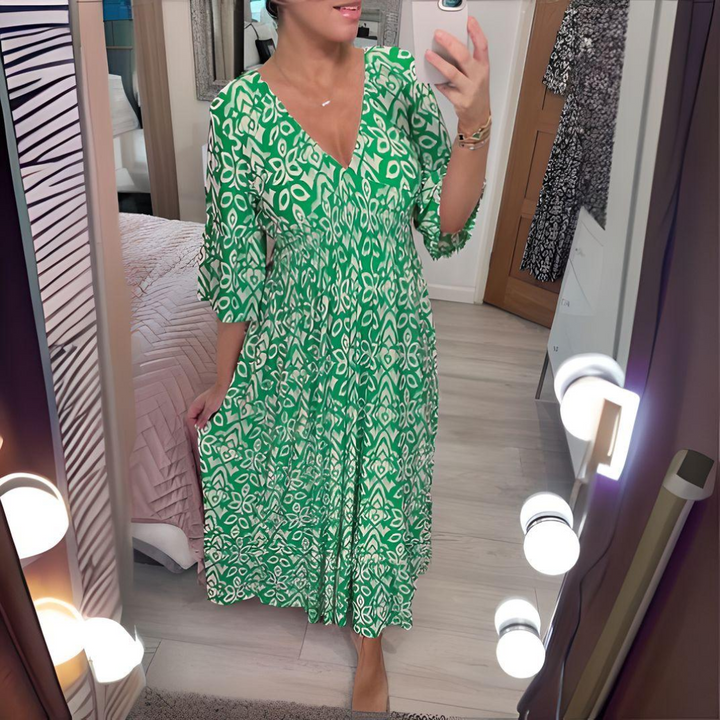 Lillia - Robe Boho Imprimée