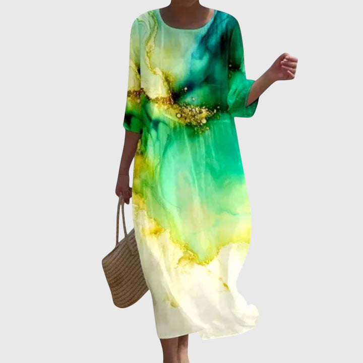 Hayley™ | Robe Maxi Florale Élegante