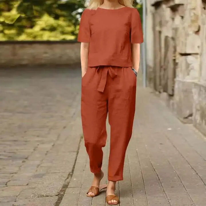 Charm™ - Ensemble de Loungewear Chic en Deux Pièces