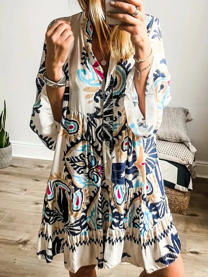 Veronique - Robe Tunique Bohémienne