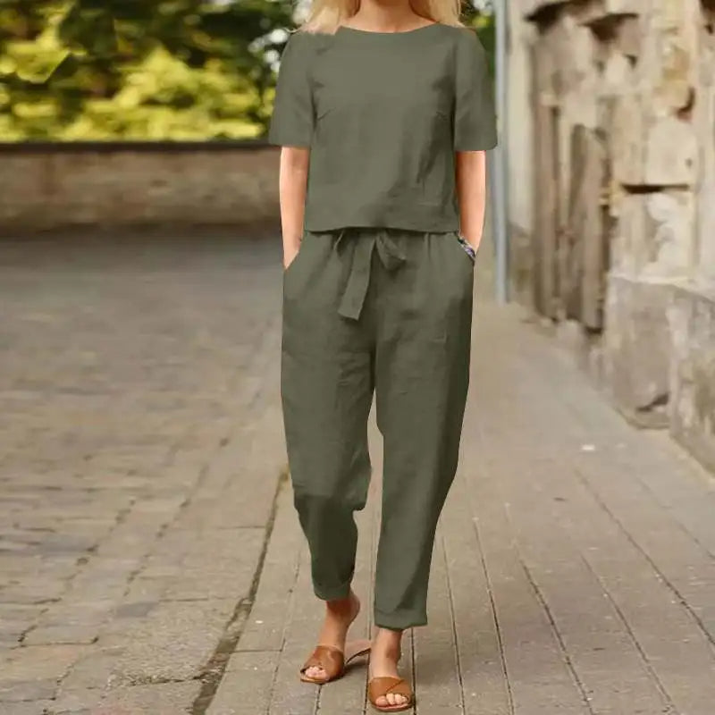 Charm™ - Ensemble de Loungewear Chic en Deux Pièces