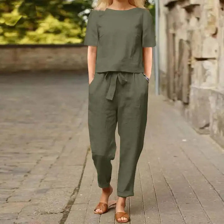 Charm™ - Ensemble de Loungewear Chic en Deux Pièces