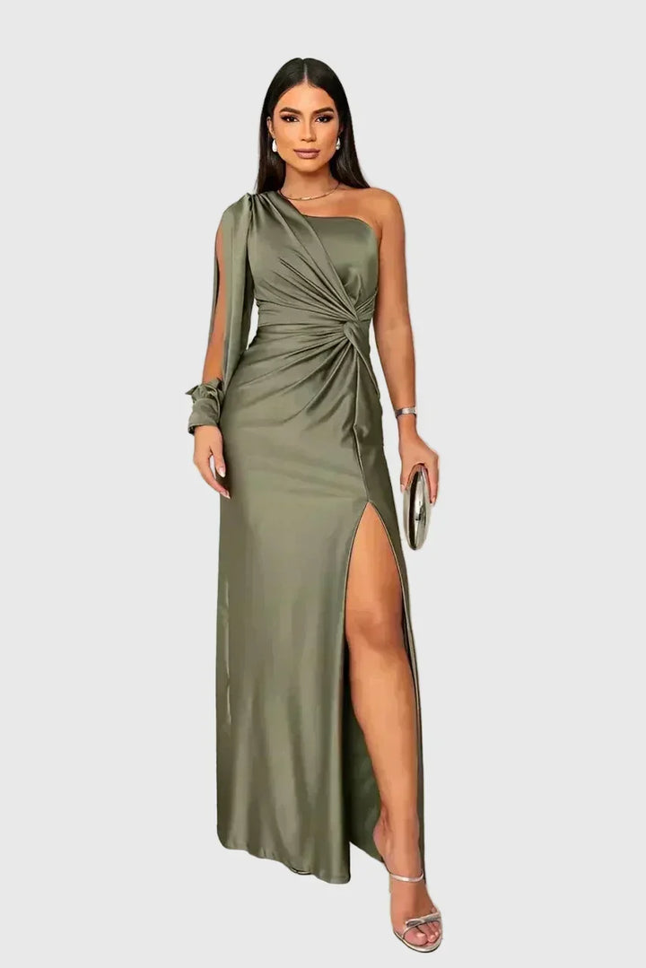 Melyssa | Robe de Soirée Maxi Élégante et Fluide