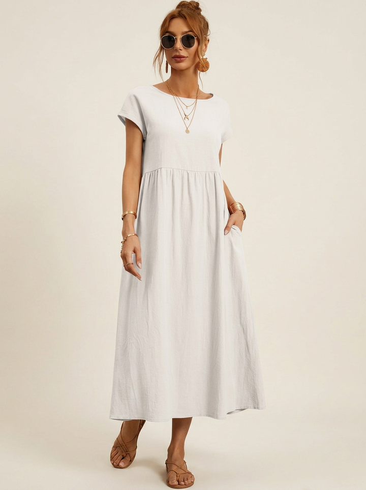 HEIKE | ROBE MIDI FLOTTANTE