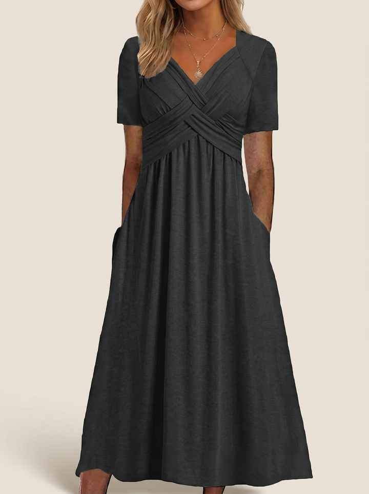 ISADORA | ROBE MIDI ÉLÉGANTE EN A