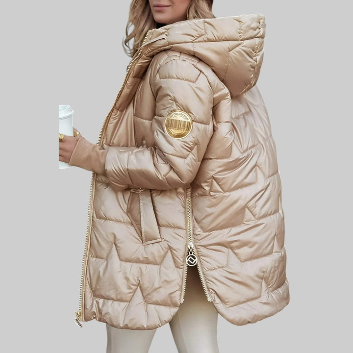 Cecilia | Manteau d'Automne Élégant avec Capuche